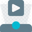 홀로그램 비디오  아이콘