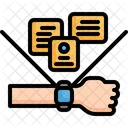 Watch Time Hologram Icon