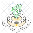 Holograma de ciberseguridad  Icono
