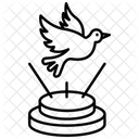 Holograma de pássaro  Ícone