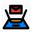 Hologramm-E-Mail  Symbol