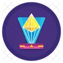 Hologrammprojektion Symbol