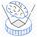 Holographic Brain Icon
