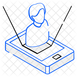 Holographic Display Icon