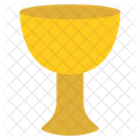 Holy Grail Gold Christian Icon