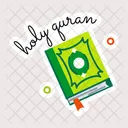 Holy Quran Islamic Scripture Holy Book Icon