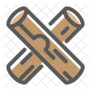 Holz Holzfaller Symbol