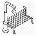 Holzbank  Symbol