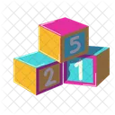 Blockspielzeug Spielzeug Spiel Icon