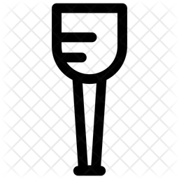 Holzbein  Symbol