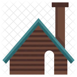 Holzhütte  Symbol