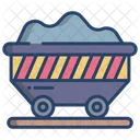 Holzkohlewagen Karren Kohle Symbol