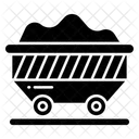 Holzkohlewagen Karren Kohle Symbol