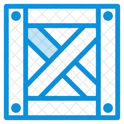 Holz-Lieferbox  Symbol