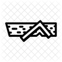 Schneiden Holz Balken Symbol