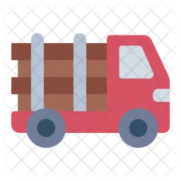 Holztransporter  Symbol