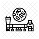 Trocknung Holz Pellets Symbol