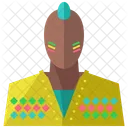 Colorido Hombre Avatar Icono