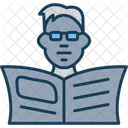 Hombre Periodico Clasico Icon