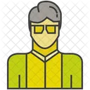 Hombre Avatar Personaje Icon