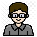 Hombre Avatar Empresario Icon