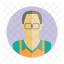Hombre Masculino Avatar Icono