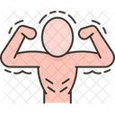 Hombre Debil Cuerpo Icono