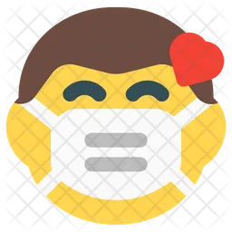 Hombre amor Emoji Icono