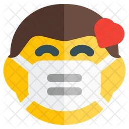 Hombre amor Emoji Icono