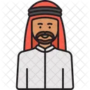 Hombre arabe Icono