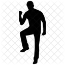 Persona Feliz Hombre Alegre Hombre Emocionado Icono