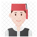 Hombre bosnio  Icono