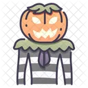 Hombre Calabaza Hombre Calabaza Jack O Linterna Icono