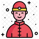 Hombre chino  Icono