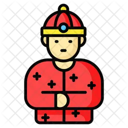 Hombre chino  Icono