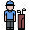 Hombre de golf  Icono