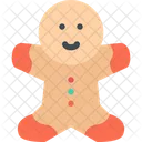 Hombre De Jengibre Pan De Jengibre Galleta Icono