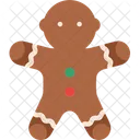 Hombre De Jengibre Galleta De Navidad Dulce Icono