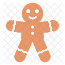 Hombre De Jengibre Pan De Jengibre Galleta De Navidad Icono