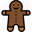 Hombre De Jengibre Pan De Jengibre Comida Y Restaurante Icono