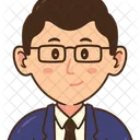 Avatar De Negocios Icono