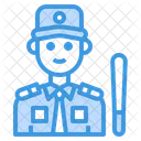 Hombre De Seguridad Avatar Ocupacion Icono