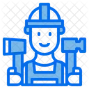 Hombre de servicio de construcción  Icono