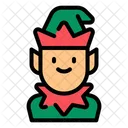 Once Hombre Duende Santa Claus Icono