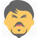 Hombre enojado  Icono