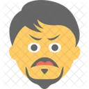 Hombre enojado  Icono