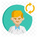 Gerente de producto hombre  Icono