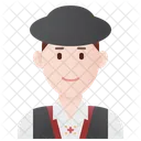 Hombre húngaro  Icono