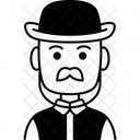 Hombre húngaro  Icono