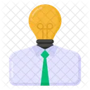 Idea Creativa Hombre Innovador Pensamiento Creativo Icono